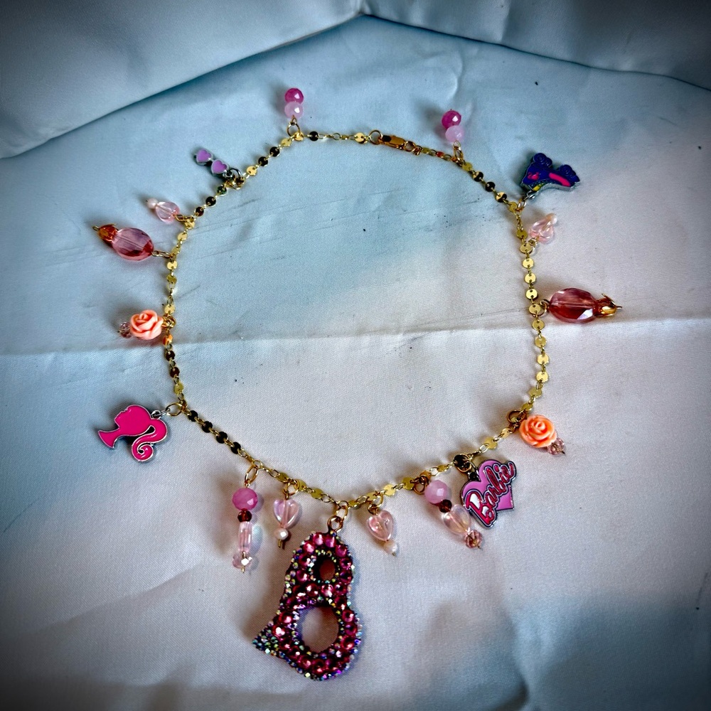 Barbie chunky custom necklace